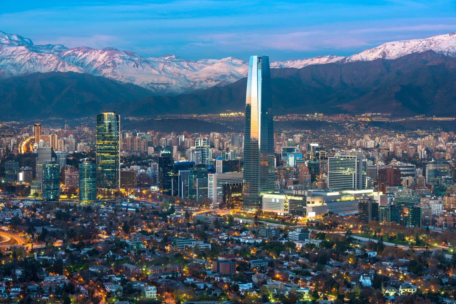 Vista de Santiago, Chile